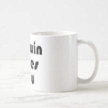 Darwin Lves You Coffee Mugs