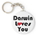 Darwin Lves You keychains