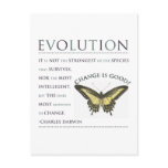 Darwin Quote Evolution postcards