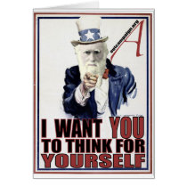 Darwin Wants You Greeting Cards