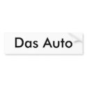 Das Auto bumper stickers