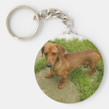 Daschund Keychain