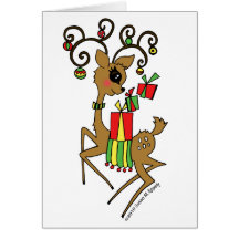 Dasher / Joyeux Noël Card