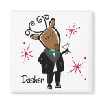 Dasher Reindeer Magnets