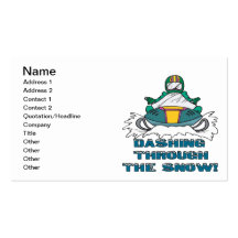 Dashing Through The Snow 3 Business Card