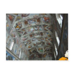 Data in the Sistine Chapel postcards