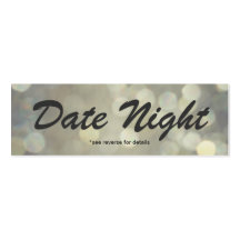 Date Night Cards Business Card Template