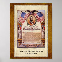 Dated Commemorative: Emancipation Proclamation Poster