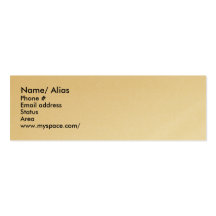 Dating Card for quick meetings - C... - Customised Business Card