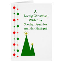 Daughter And Son-in-Law Christmas Card Christmas T