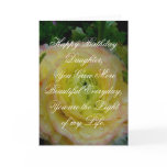 Daughter Birthday Card with Beautiful sentiment