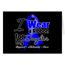 Daughter - Colon Cancer Ribbon Cards
