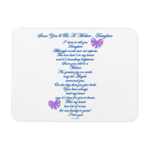 Daughter Expecting 1st Baby Vinyl Magnet