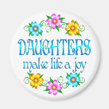 Daughter Joy Fridge Magnets