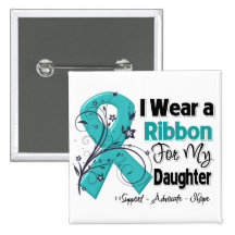 Daughter - Ovarian Cancer Ribbon Pin