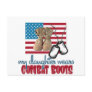 Daughter wears combat boots
