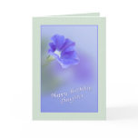 Daughter's Birthday Card with Petunia