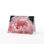 DAUGHTERS Card PINK ROSE for SWEET DAUGHTER