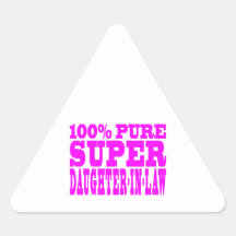 Daughters in Law : Pink Super Daughter in Law Stickers