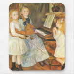 Daughters of Catulle Mendes; Pierre Auguste Renoir mousepads
