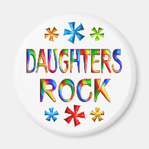 DAUGHTERS ROCK REFRIGERATOR MAGNETS