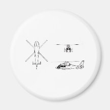 Dauphin2 Fridge Magnet
