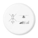Dauphin2 Fridge Magnet
