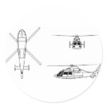 Dauphin2 Round Sticker