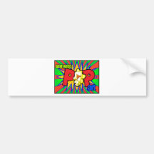 Dave Weiss Pop Art Bumper Sticker