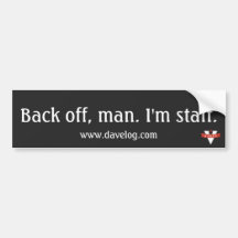 davelog staff bumper sticker