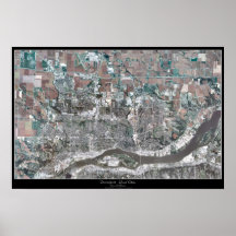 Davenport, Iowa satellite poster