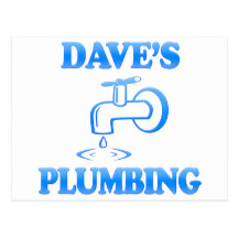 Dave's Plumbing Postcard