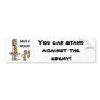 David and Goliath Bumper Sticker