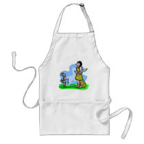 David and Goliath Christian artwork Aprons