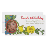David Birthday Photo Invitation photo cards