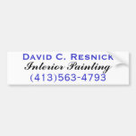 David C. Resnick, Interior Painting Bumper Sticker