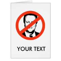 David Cameron Greeting Card