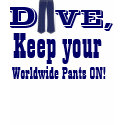 David Letterman, Keep your Worldwide Pants ON! t-shirts