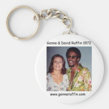 David Ruffin & Genna Sapia Ruffin 1972 Keychain