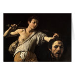 David with the Head of Goliath, Caravaggio cards