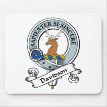 Davidson Clan Badge Mouse Pads
