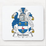 Davidson Family Crest mousepads
