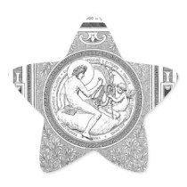 DaVinci and Sanzio Ceiling Classic Illustration Stickers