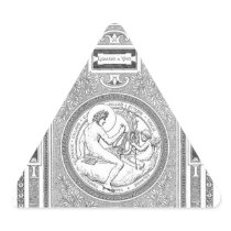DaVinci and Sanzio Ceiling Classic Illustration Sticker