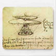 Davinci Helicopter design Mousepad
