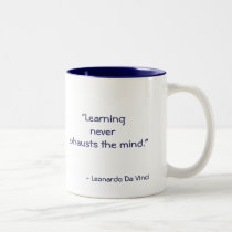 DaVinci Quote Coffe Mug mugs