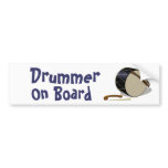 Davul Tupan Drummer On Board Bumper Sticker bumper stickers