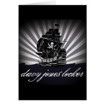 davy jones locker greeting cards