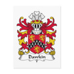 Dawkin Family Crest postcards
