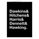 Dawkins&Hitchens&Harris&Dennett&Hawking - Science cards